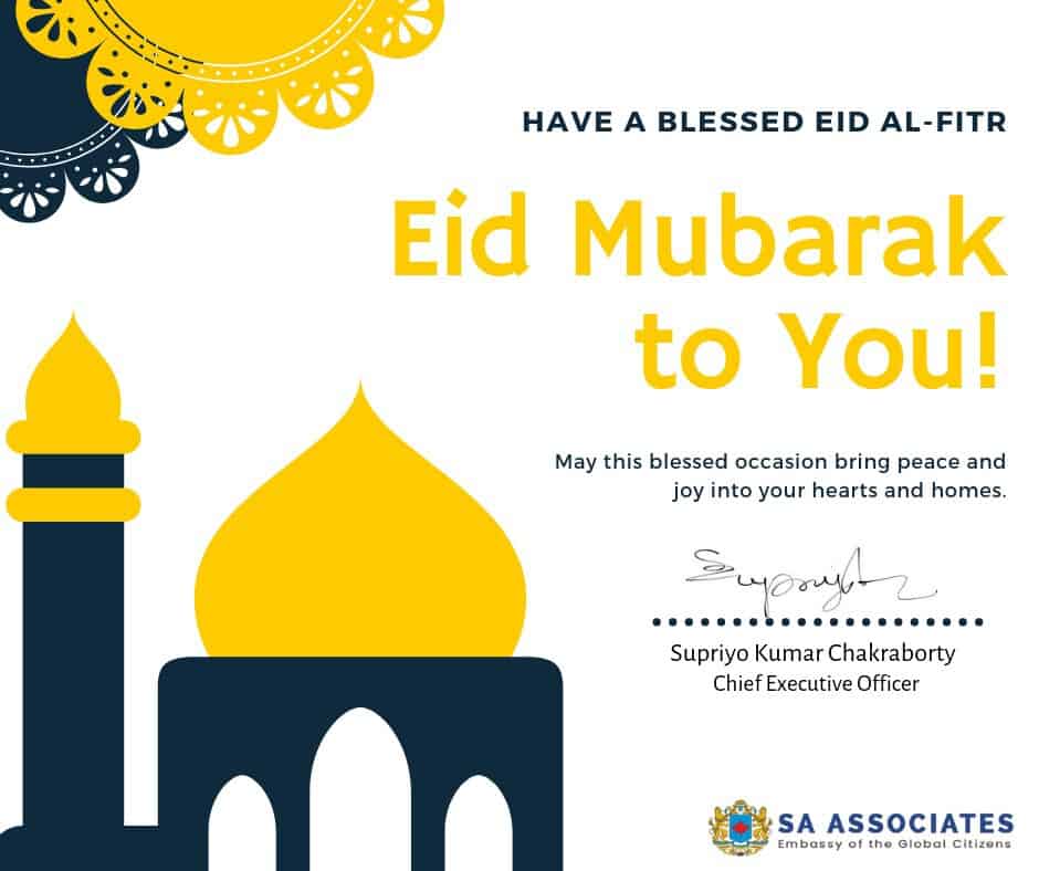 Happy Eid al-Fitr 2019 - SA ASSOCIATES